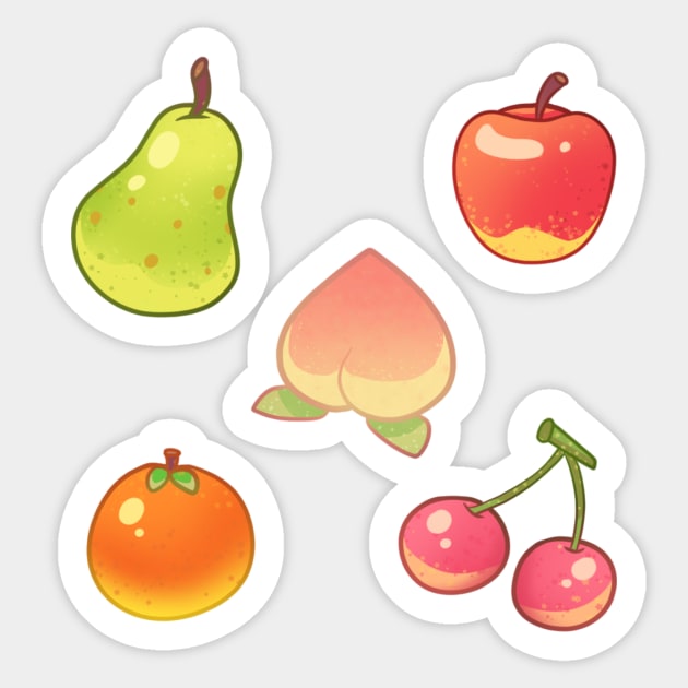 Cute Fruits Sticker by Catbumsy